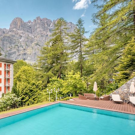 Residence Les Sources Des Alpes Leukerbad Exteriör bild