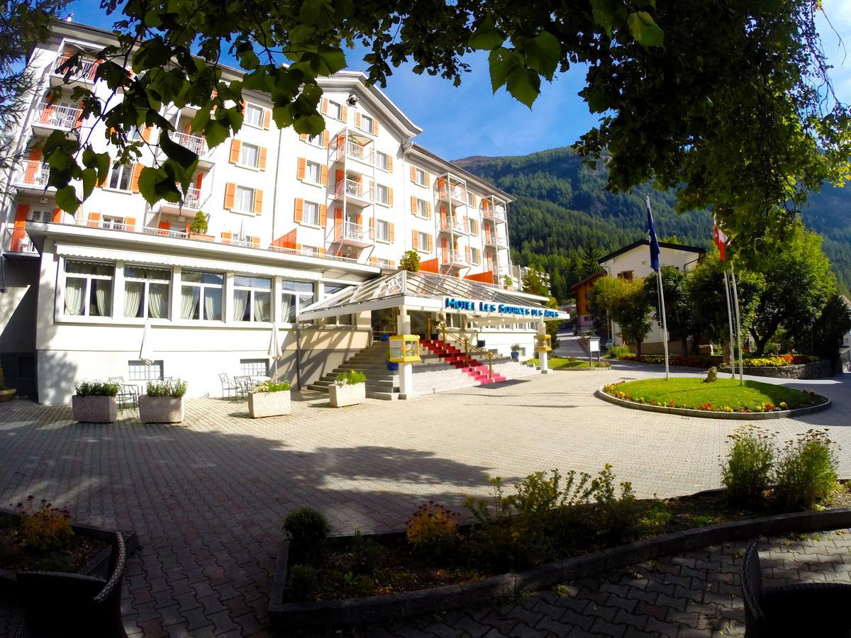 Residence Les Sources Des Alpes Leukerbad Exteriör bild