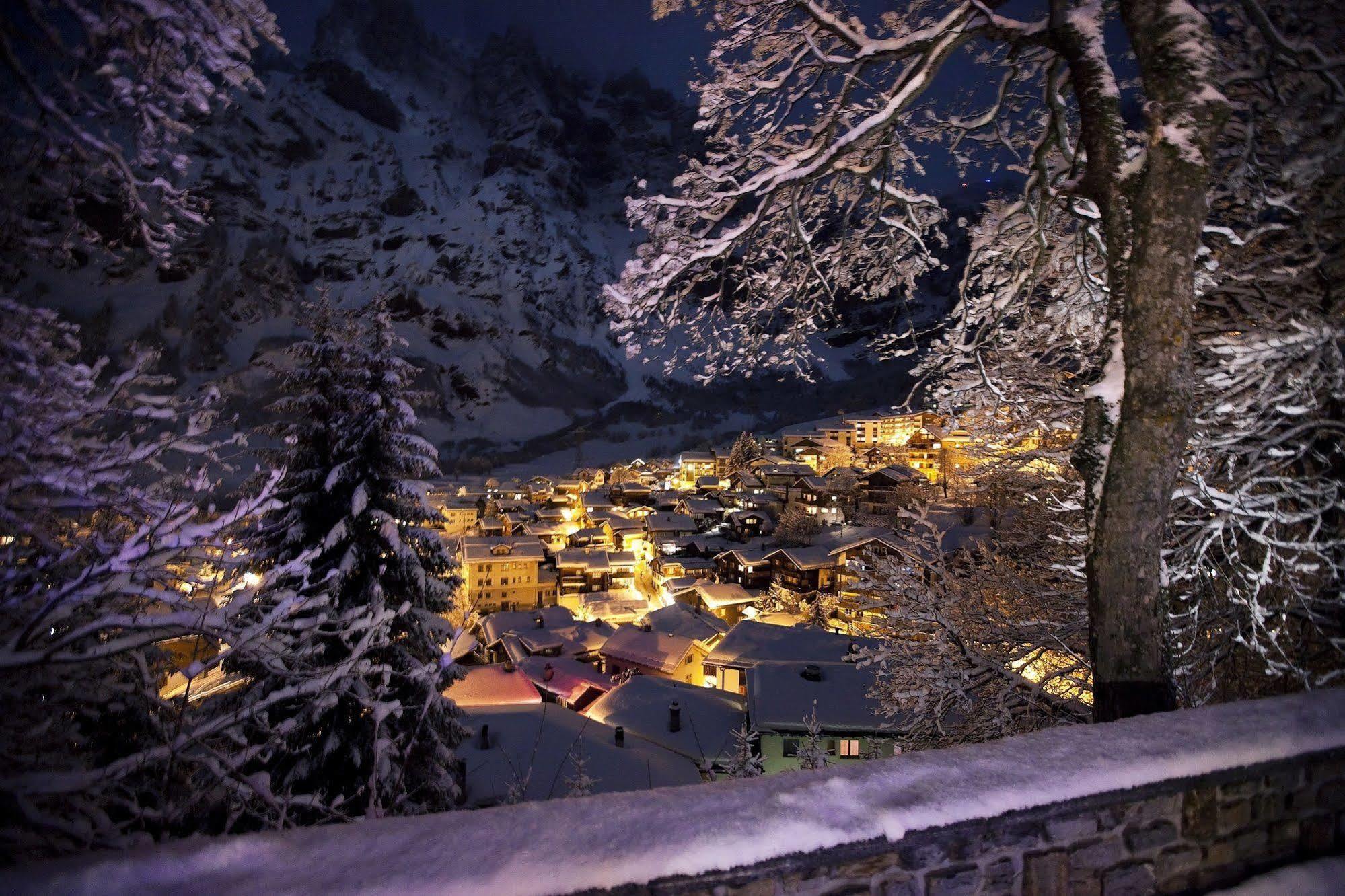 Residence Les Sources Des Alpes Leukerbad Exteriör bild