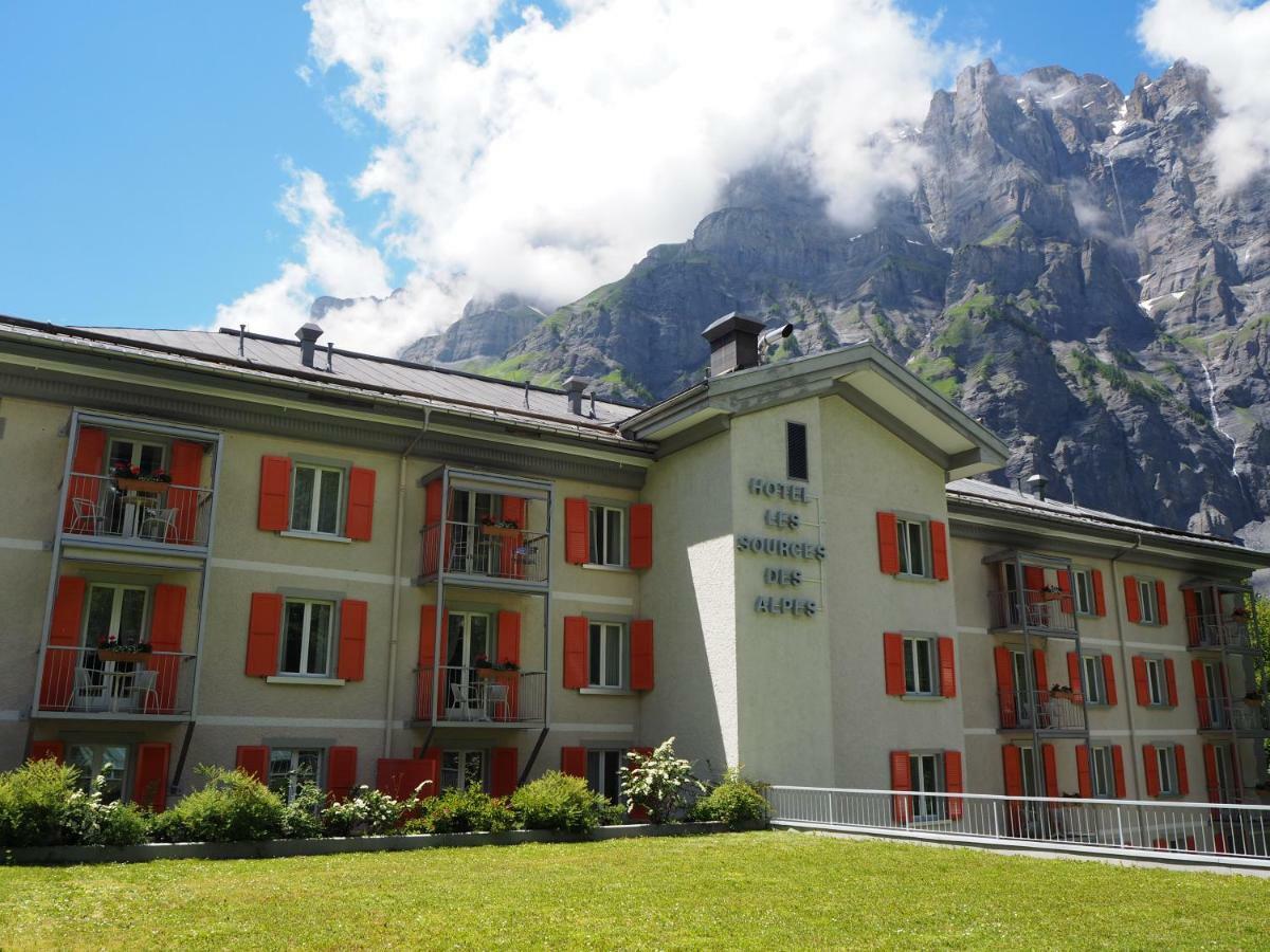 Residence Les Sources Des Alpes Leukerbad Exteriör bild